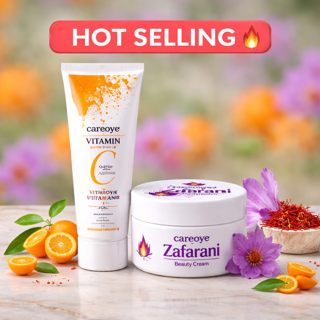 Brightening Skincare Duo – Vitamin C Face Wash + Zafarani Beauty Cream