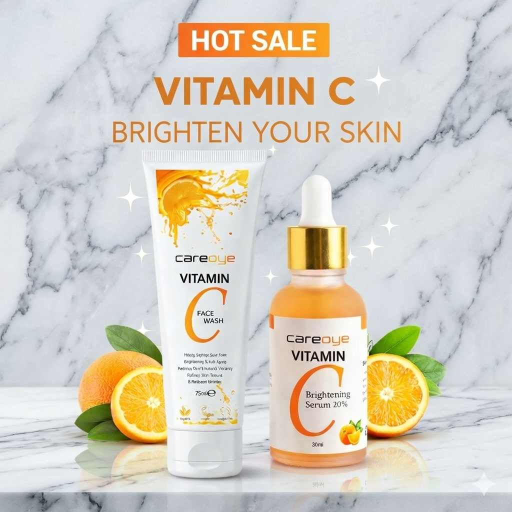 Vitamin C Brightening Bundle – For Glowing & Even Skin